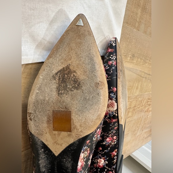 Tabitha Simmons floral Mary Jane flats ballet shoes size 41 - Picture 11 of 16